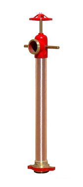 Columna Para Hidrante 1 Boca Con Llave 2 1/2″ Altura 770 mm
