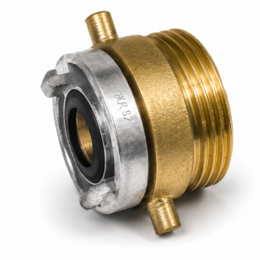 Adaptador Macho 63,5 mm a Storz DIN 38 de Aluminio y Latón – Rosca 63,5×5 DI