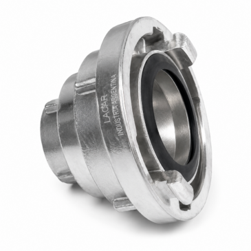 Adaptador Hembra 38,1 mm BSP a Storz 65 de Aluminio
