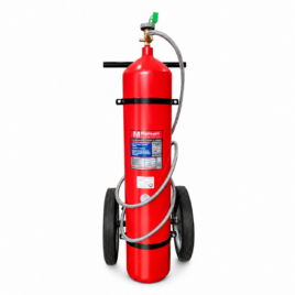 Extintor Rodante CO2 20 kg con Manguera y Tobera