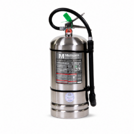 Extintor Manual de Acetato de Potasio en Acero Inoxidable 6 L – Clase AK