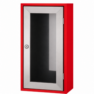 Gabinete para Matafuego Polvo ABC x 5 Kg con Puerta de Acero Inoxidable