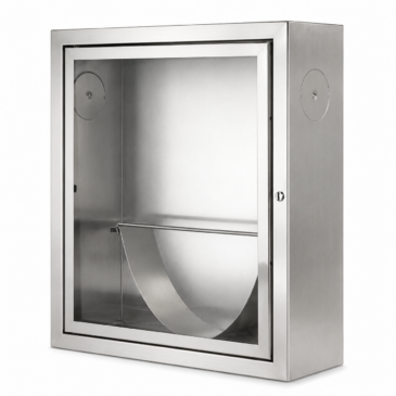 Gabinete para Manguera Contra Incendio 44,5 mm Completo en Acero Inoxidable con Puerta