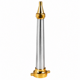 Lanza con Boquilla Chorro Pleno 44,5 mm con Cuerpo de Aluminio y Base Roscada