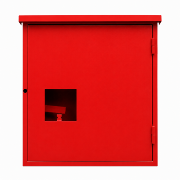 Gabinete para Manguera RYL JET 44,5 mm con Puerta Enteriza, Visor y Alero
