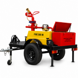 Unidad Móvil Generadora de Espuma FIRE 500 con Monitor – Trailer 500 Litros