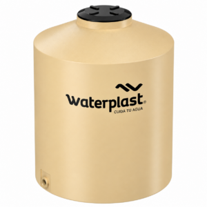 Tanque Clásico Waterplast Tricapa 1500 Litros Vertical Color Arena