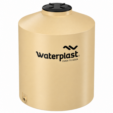 Tanque Clásico Waterplast Tricapa 1500 Litros Vertical Color Arena