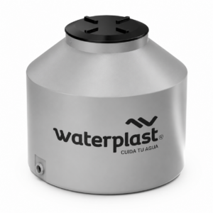 Tanque Vertical Gris Tricapa Waterplast 400 Litros