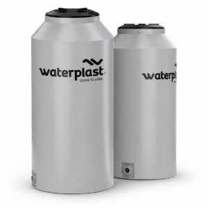 Tanque Waterplast Delgado Gris Tricapa 510 Litros