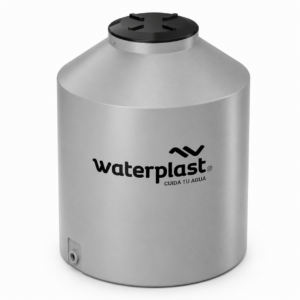 Tanque Vertical Gris Tricapa Waterplast 1100 Litros