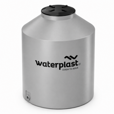 Tanque Vertical Gris Tricapa Waterplast 1100 Litros