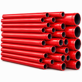 Tubo rojo ranurado Revestubo RED Ø 4″ para incendio